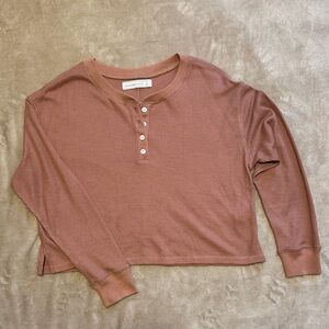 Abercrombie & Fitch Copper Henley Shirt